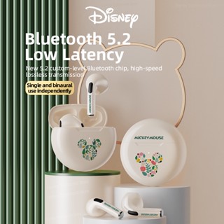 Disney PRO 6 หูฟังไร้สาย บลูทูธ 5.2 HD พร้อมไมโครโฟนสเตอริโอ HIFI หูฟังอินเอียร์