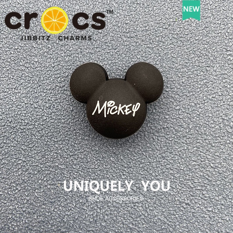 JIBBITZ cross charms ตัวติดรองเท้า มิกกี้6ชิ้น ตัวติดรองเท้า cross