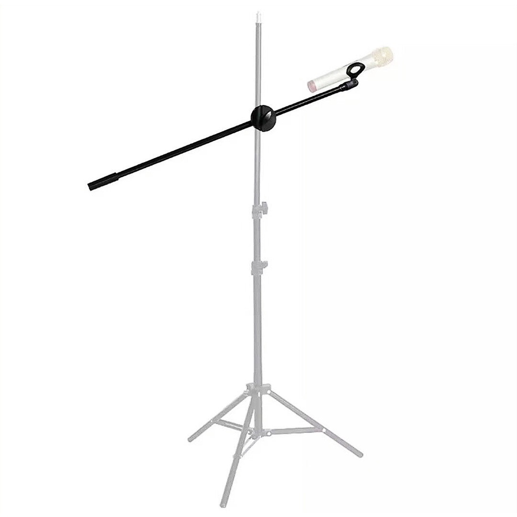 ขาเสริม Crossbar Stand Cradle ไมโครโฟนคลิปขาตั้งอุปกรณ์เสริม3/8 สกรูผู้ถือไมโครโฟนด้านบน สำหรับLive