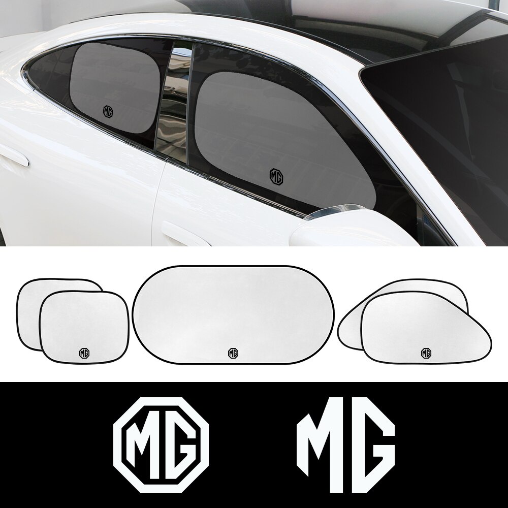 ม่านบังแดดกัน UV รถยนต์ 1 ชุด (5 ชิ้น) สําหรับ MG hs zs ep MG5 MG3 ev 5 6