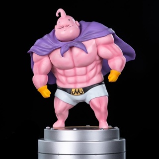 โมเดลฟิกเกอร์ PVC รูปอนิเมะ Dragon Ball Muscle Majin Buu GK ขนาด 14 ซม. ของเล่นสําหรับเด็ก