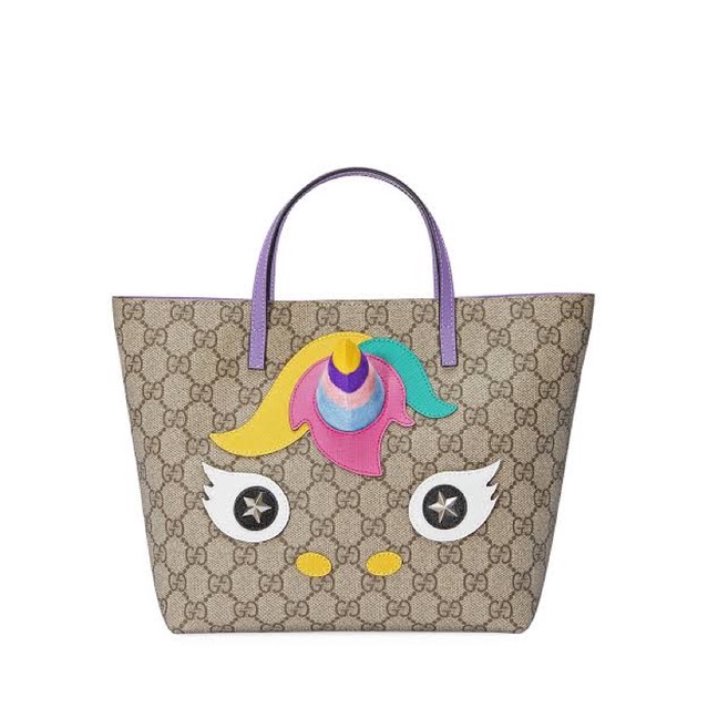 กระเป๋า Gucci Girls' GG Supreme Unicorn Tote Bag (งาน Hiend1:1)