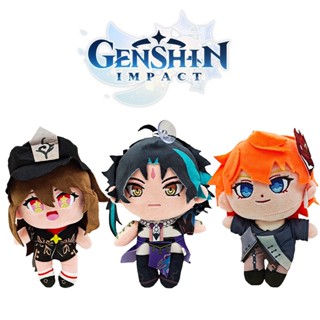 22cm Genshin Impact  Characters Plush Toy Scaramouche Anime Gorou Zhongli Hu Tao Xiao Tartaglia Plush Doll kids Gift