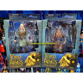 [2021.04] DST The Lord of the Rings Deluxe Series 1 The Dwarf Gimli and The Elf Legolas (2 of 7-Inch Figures)