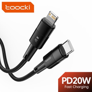 Toocki 20W PD Type C สายชาร์จ USB 2.4A สายชาร์จเร็ว สายชาร์จข้อมูล C-L