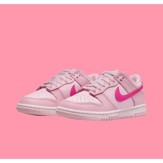 Nike Dunk Low (GS) Triple Pink ของแท้ 100 %