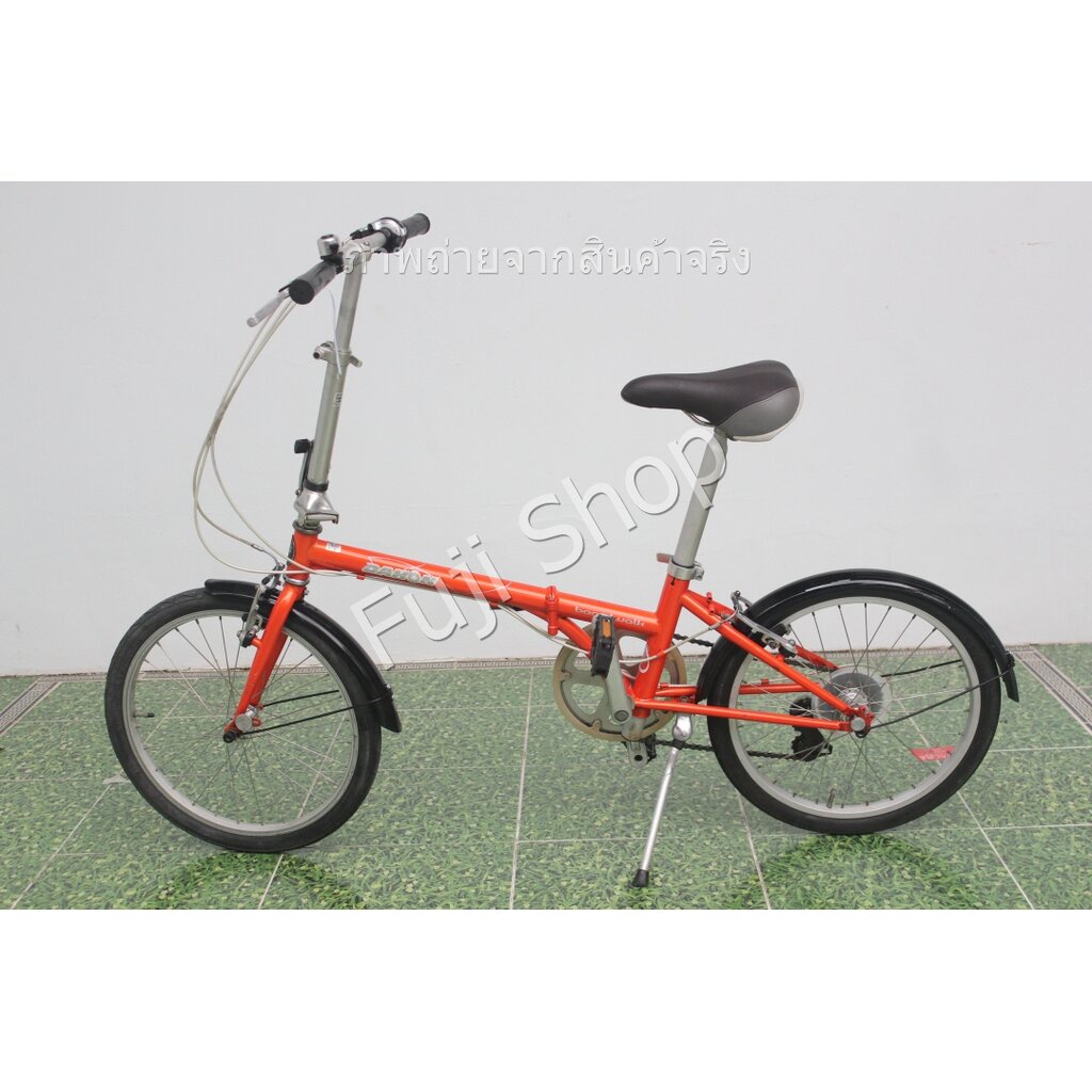 จักรยานพับได้ญี่ปุ่น - ล้อ 20 นิ้ว - มีเกียร์ - Dahon Boardwalk - สีส้ม [จักรยานมือสอง]