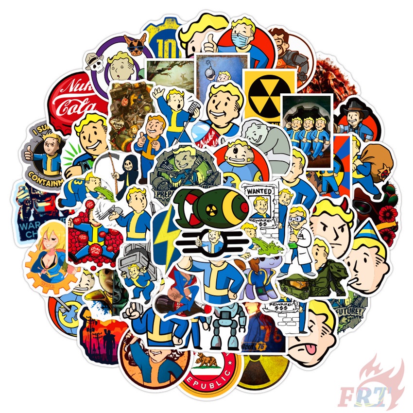 50ชิ้น/เซ็ต ❉ Fallout: สติ๊กเกอร์ Shelter Series 02 ❉ สติ๊กเกอร์แฟชั่น DIY กันน้ํา