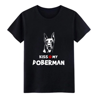 เสื้อยืดแขนสั้น คอกลม พิมพ์ลาย Doberman แฟชั่นฤดูร้อน สําหรับผู้ชาย