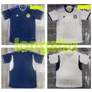 เสื้อกีฬาแขนสั้น ลายทีมชาติฟุตบอล Scotland 2022 2023 ชุดเหย้า ไซซ์ S-XXL