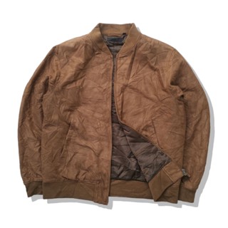 UNIQLO Brown Bomber Jacket รอบอก 48”