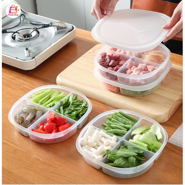กล่องเก็บอาหาร พร้อมฝาปิด ปลอด BPA สําหรับแช่แข็ง รักษาความสดอาหารในตู้เย็น – โปรปัง