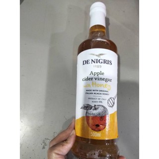 De Nigris Apple Cider Vinegar with Honey 500ml. ราคาพิเศษ