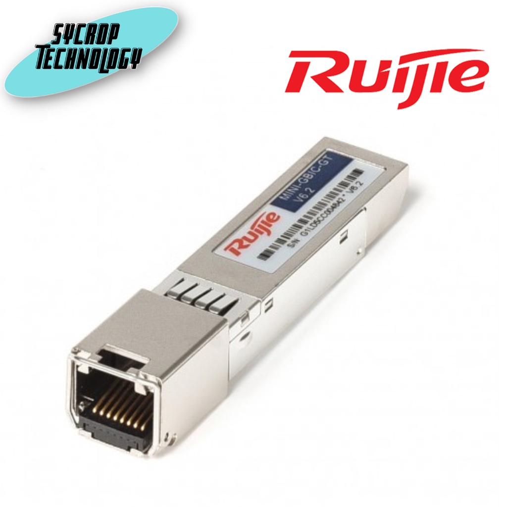 RUIJIE 1000BASE-LX mini GBIC Transceiver (1310 nm.) รุ่น MINI-GBIC-LX-SM1310 ประกันศูนย์ เช็คสินค้าก