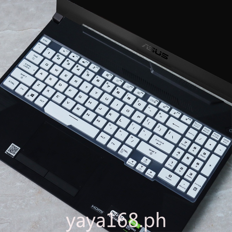 Asus Tuf Gaming ป้องกันฝุ่นแป้นพิมพ์แล็ปท็อปกันน้ําฝาครอบ Tuf A15 A17 F15 15.6 "15.6 นิ้วคีย์บอร์ดซิลิโคนอ่อนนุ่มสําหรับ Fa706 FA506 FA506iu FA506iv Fa506ii Fa706