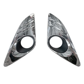 1 Pair Car Front Fog Light Trim Cover Chrome Fog Lamp Frame Decoration LH&amp;amp;RH For Toyota Camry LE 2012-2014