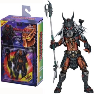 (กรุงเทพ) NECA PREDATOR CLAN LEADER with Bendable Tentacles Action Figure 18 cm