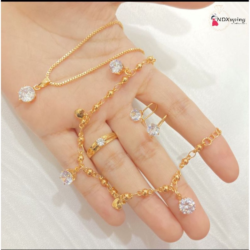 Xuping Fashion Adult Jewelry Set สวยและเรียบง่าย N11102203
