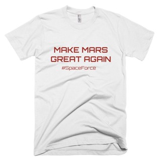 [COD]เสื้อยืดแขนสั้น พิมพ์ลายอวกาศ Colonize Mars Make Great Again สําหรับผู้ชายS-5XL