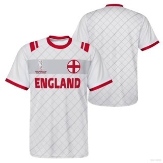 เสื้อยืดคอกลม แขนสั้น พิมพ์ลาย World Cup England พลัสไซซ์ สําหรับผู้ชาย และผู้หญิง