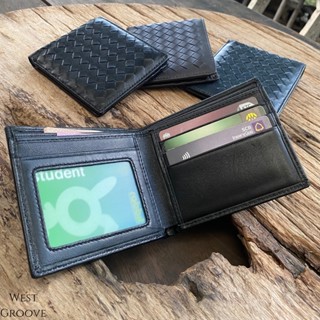 Classic Lambskin Short Wallet กระเป๋าสตางค์หนังแกะสานแท้