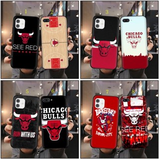 เคสโทรศัพท์มือถือแบบนิ่ม ลายโลโก้ chicago bulls สําหรับ iPhone 14 Pro Max 14 Plus 14 Pro 7TIC