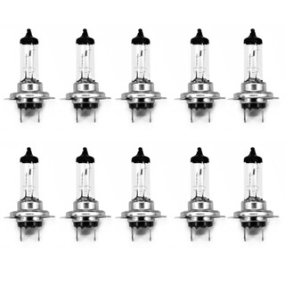 10 Pcs 12V 55W 6000K Car H7 Xenon Headlight Halogen White Light Lamps Bulbs Lot For LED Headlight Fog Light Mitsubisi La