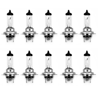 10 Pcs 12V 55W 6000K Car H7 Xenon Headlight Halogen White Light Lamps Bulbs Lot For LED Headlight Fog Light Mitsubisi La