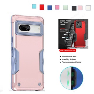 Military Grade Bumpers Armor Camera Lens Protection Back Cover phone case For Google Pixel 7 pro