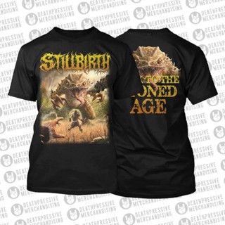 เสื้อยืดผู้ชาย เสื้อยืด ลาย Stone Age Still Brith S-5XL