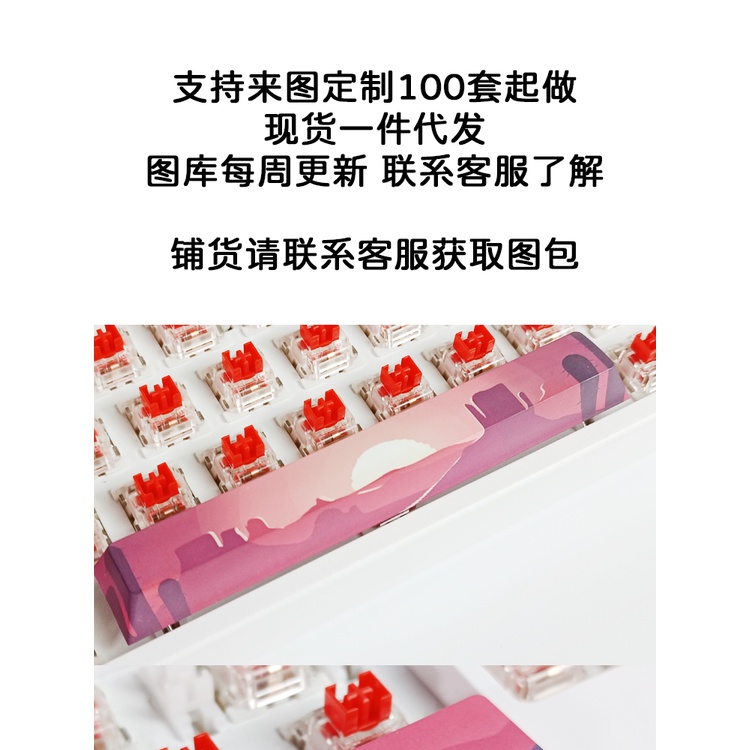 ปุ่มกดคีย์บอร์ด PBT ESC ENTER ธีมตลก OEM ของแท้ กําหนดเอง ลาย Genshin Impact Coral Sea Pikachu constellation ราคา ถูกที่สุด ดีลบีเคเค แกลเลอรีภาพที่ 8
