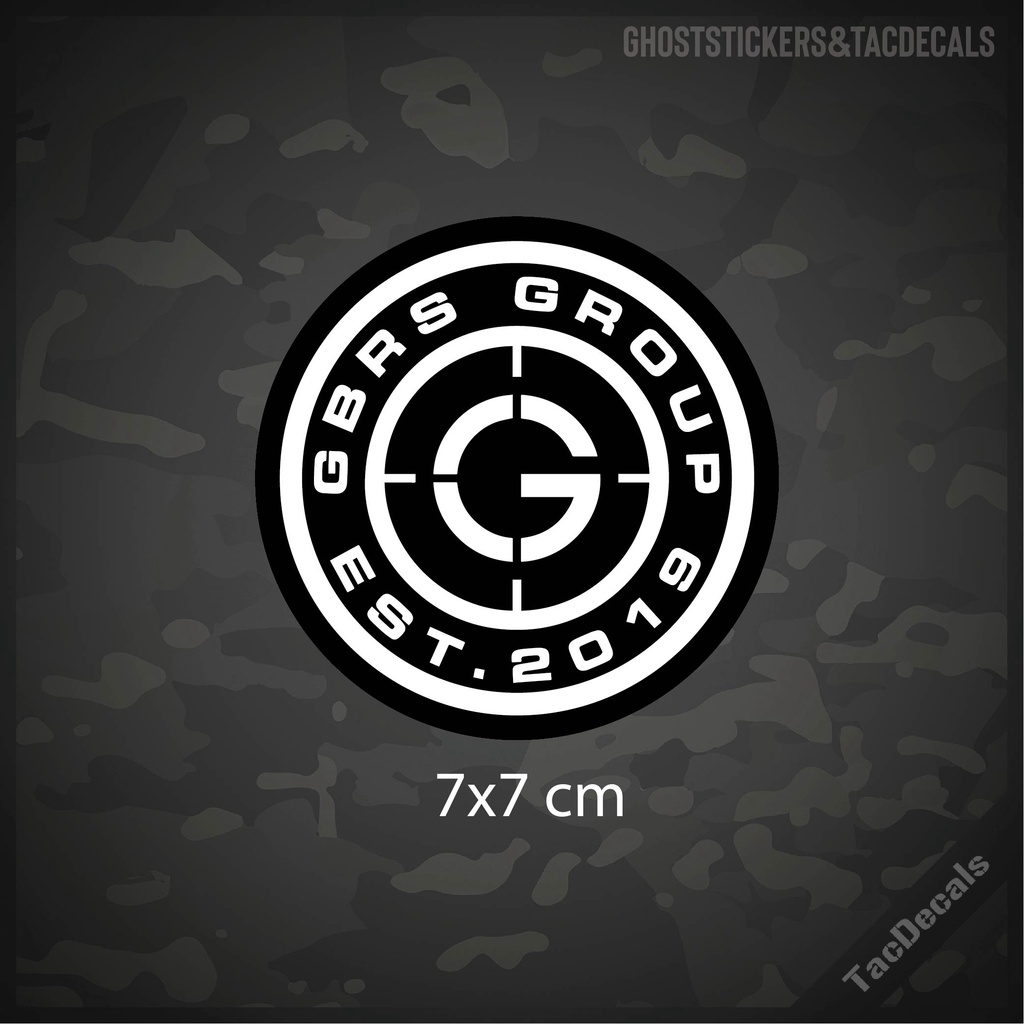 สติกเกอร์GBRS Group สติกเกอร์Tactical แต่งรถยนต์ มอเตอร์ไซค์ กล่องปืน