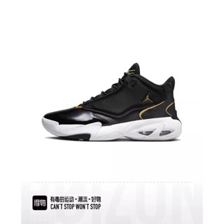 Origina Air- Jordan- Max Aura4 "BlackCat" รองเท้าบาสเก็ตบอล