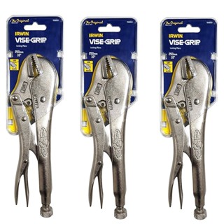 IRWIN VISE-GRIP® คีมล็อคปากตรง ขนาด 10 รุ่น 10R (จำวน3อัน)