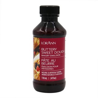 LORANN Buttery Sweet Dough Emulsion 4 Oz. กลิ่นบัตเตอรีสวีทโดว์ (118 ml) (06-7581-03)