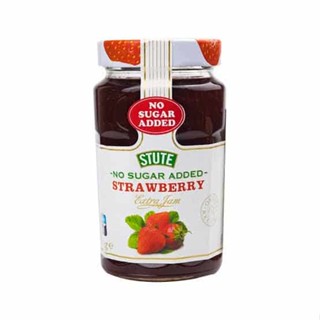 Stute - Strawberry extra jam 430g. No sugar added