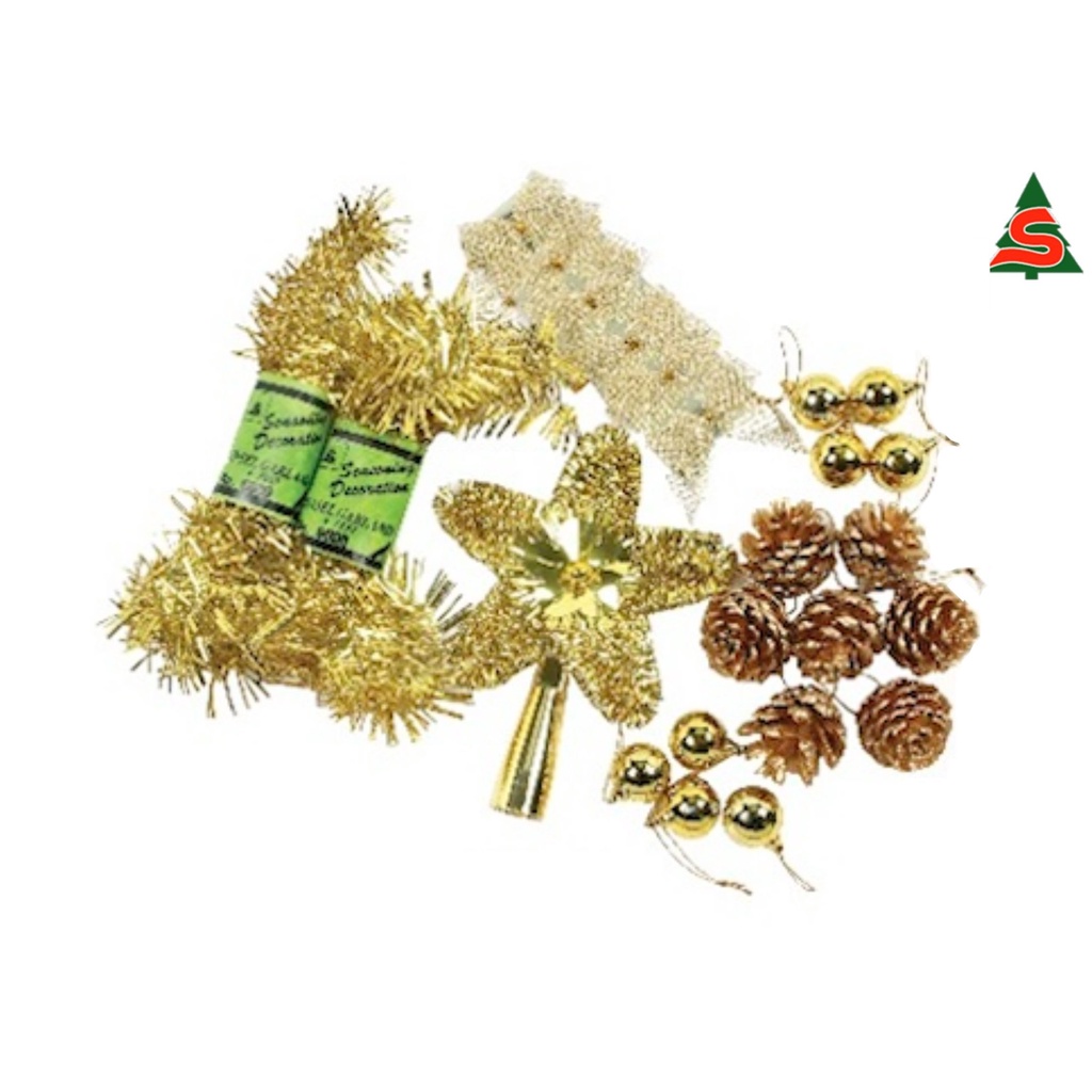 เครื่องประดับต้นคริสต์มาสขนาด1-3ฟุต คละแบบ Ornaments for Christmas tree(1-3F)