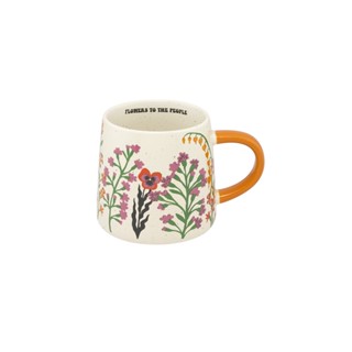 Cath Kidston Billie Mug Paper Pansies Peach