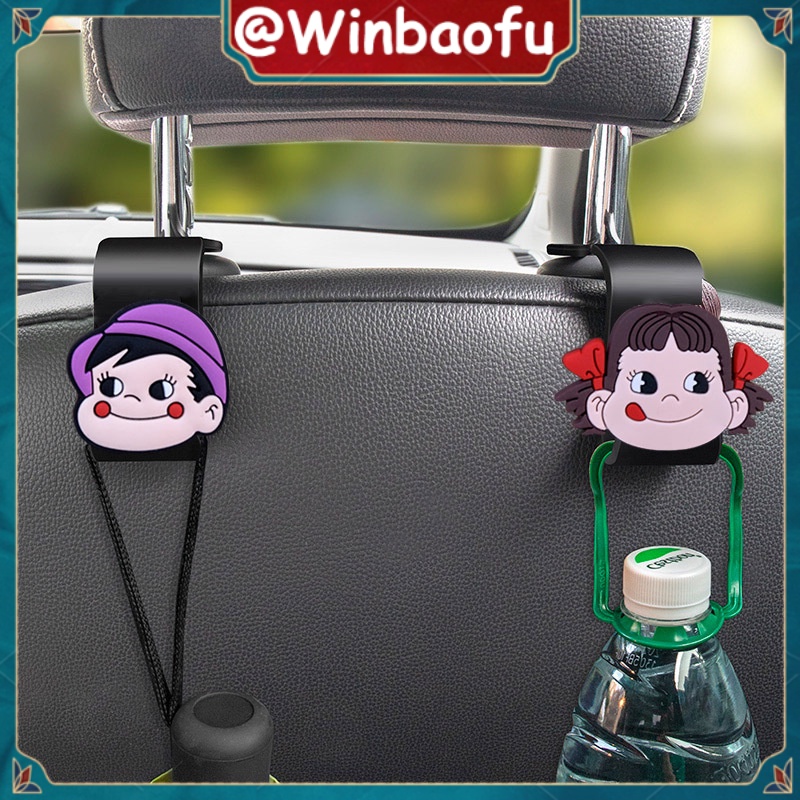 มัลติฟังก์ชั่ซ่อนตะขอรถที่นั่งสร้างสรรค์ภายในรถตะขอรถตะขอที่นั่งกลับตะขอ