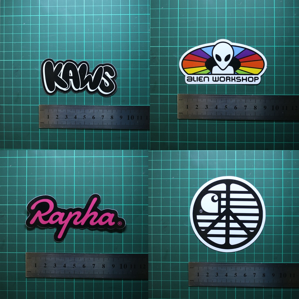 สติ๊กเกอร์ ( Kaws, Alien Workshop, Rapha, Carhartt )