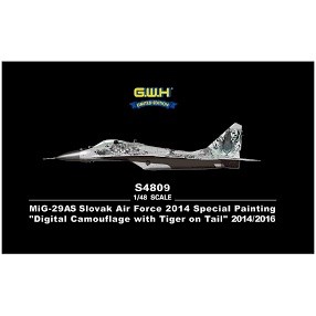 Aircraft Model G.W.H Great Wall Hobby 1/48 S4809 MiG-29AS Slovak Air Force 2014 Special Painting