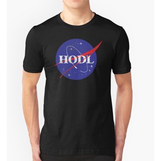 เสื้อยืดผ้าฝ้ายพิมพ์ลายแฟชั่น ขายดี เสื้อยืด พิมพ์ลาย HODL BITCOIN MDfofk01KLfdbo25 สไตล์คลาสสิก