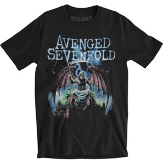 เสื้อยืดแขนสั้นลําลอง ผ้าฝ้าย 100% พิมพ์ลาย Avenged Sevenfold Reaper Gate พลัสไซซ์ ไซซ์ XS-6XL สําหรับผู