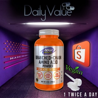 บีซีเอเอ / BCAA 340g Powder by NOW FOODS