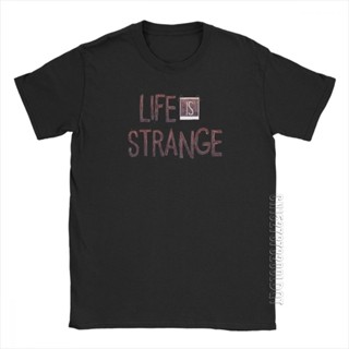 เสื้อยืดสีพื้น ชีวิตคือผู้ชายแปลก ๆ เสื้อยืดผีเสื้อเกม Max เกมวินเทจเสื้อยืดชายเสื้อยืดคอกลมเสื้อยืดผ้าฝ้ายผ้าขนาดใหญ่
