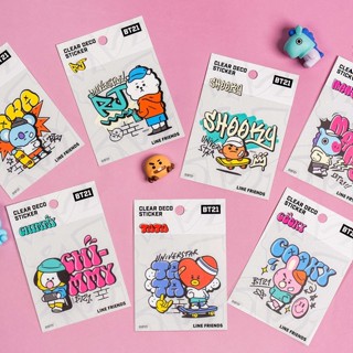 SEOULR | BT21 DECO STICKER สติกเกอร์แบบลอกออกได้ (สินค้าลิขสิทธิ์แท้)