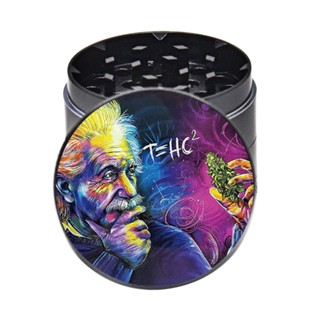 Einstein RAW เครื่องบดบุหรี่ แบบแมนนวล สี่ชั้น 50 มม.