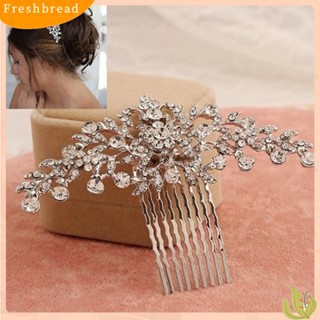 (fresh) กิ๊บติดผมสําหรับสตรีติดประดับเพชรหรูหราเหมาะกับงานเลี้ยง