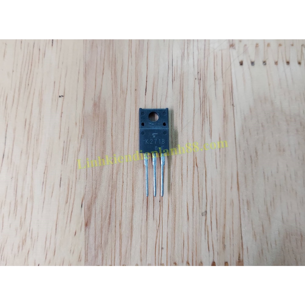MOSFET N-CHANNEL K2718 K2718 2718 TO-220 5A 500V แกะแล้ว โตชิบา แท้ 100%