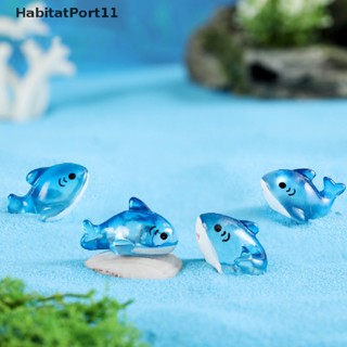 Habitatport ตุ๊กตาปลาวาฬจิ๋ว อุปกรณ์เสริม สําหรับตกแต่งบ้านตุ๊กตา